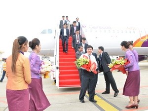 First direct flight leaves Hanoi for Phnompenh - ảnh 1